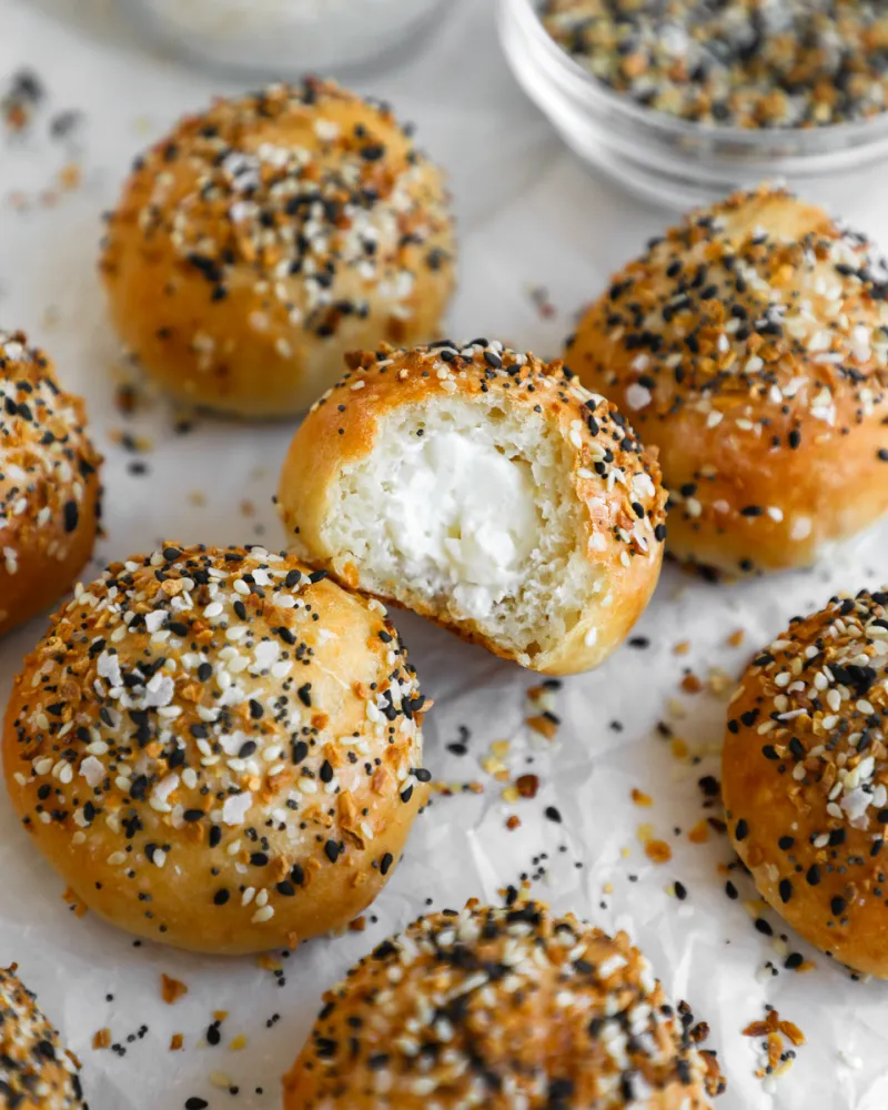 Everything Bagel Cream Cheese Bites