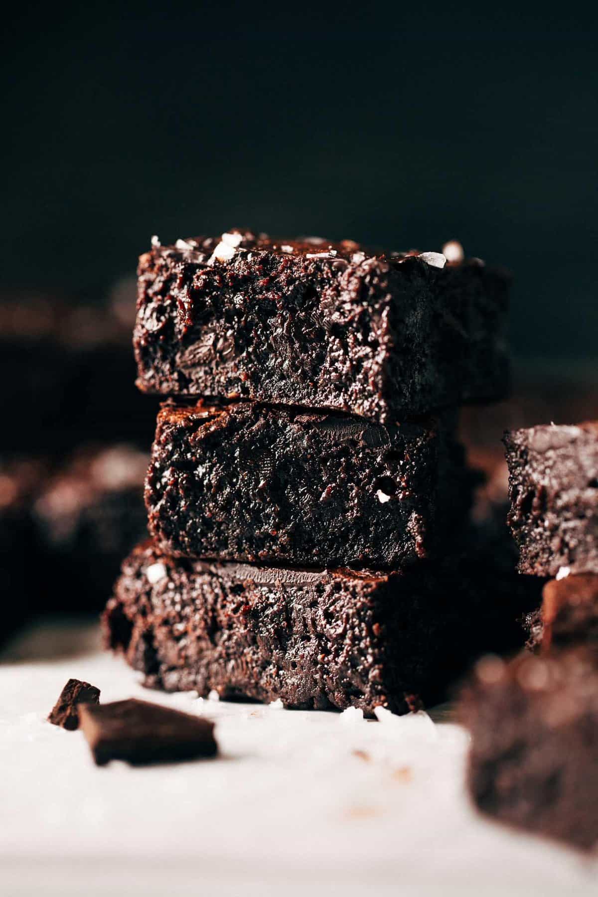Dark Chocolate Sea Salt Brownies