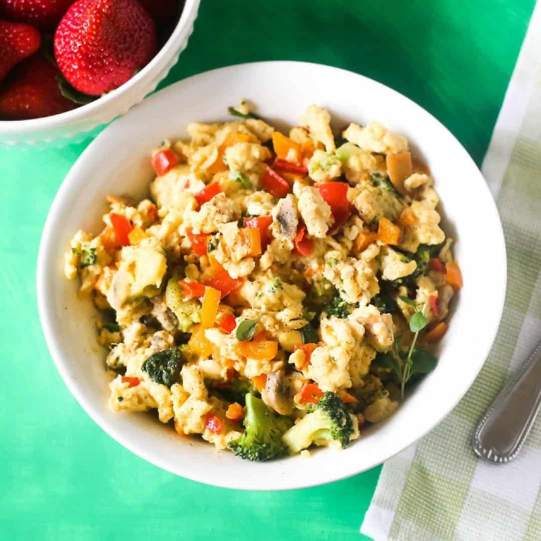 Garden Veggie Egg Scramble