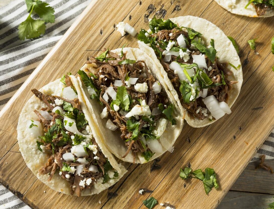 Slow-Braised Beef Barbacoa Tacos