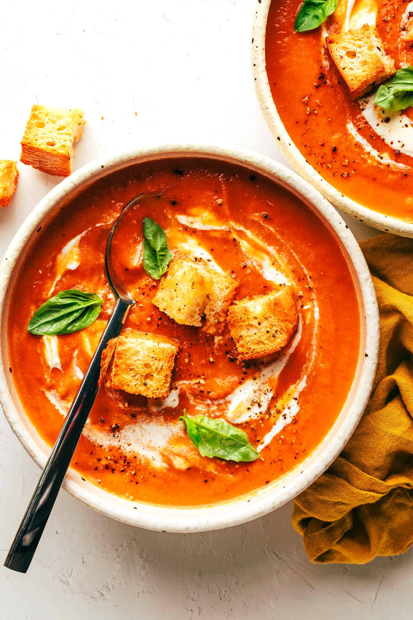 Roasted Tomato Basil Soup